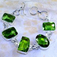 Per 349d bracelet peridot quartz argent 925 achat vente