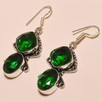 Per 371b boucles pendants oreilles peridot quartz argent 925 achat vente bijou