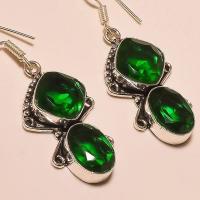 Per 371c boucles pendants oreilles peridot quartz argent 925 achat vente bijou