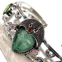 Per 518b bracelet torque bouddha peridot vert 1900 bijoux achat vente argent 925