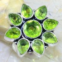 Per 533b bague t54 8x6mm peridot gothique achat vente bijou argent 925