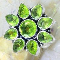 Per 533c bague t54 8x6mm peridot gothique achat vente bijou argent 925