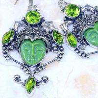 Per 534c boucles oreilles bouddha peridot gothique achat vente bijou argent 925