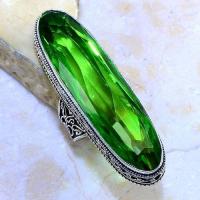 Per 539b bague t56 16x58mm peridot gothique achat vente bijou argent 925