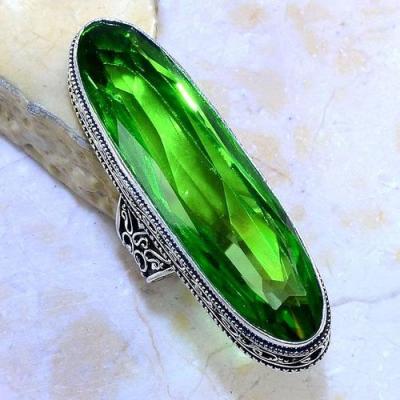 Per 539a bague t56 16x58mm peridot gothique achat vente bijou argent 925