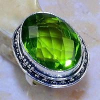 Per 541b bague t57 16x22mm peridot gothique achat vente bijou argent 925