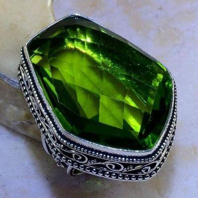 Per 543b bague t59 30x22mm peridot gothique achat vente bijou argent 925