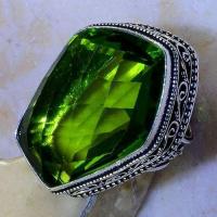 Per 543c bague t59 30x22mm peridot gothique achat vente bijou argent 925