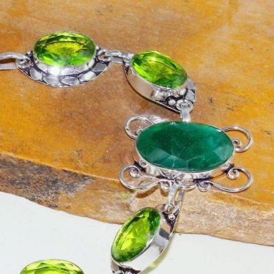 Per 545c bracelet emeraude peridot medieval achat vente bijou argent 925