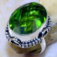 Per 561a bague t62 chevaliere 18x24mm peridot gothique achat vente bijou argent 925