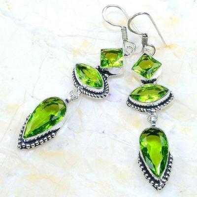 Per 564c boucles oreilles peridot royale achat vente bijou argent 925