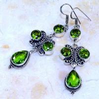 Per 566b boucles oreilles peridot royale achat vente bijou argent 925