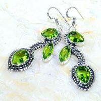 Per 570b boucles pendants oreilles peridot achat vente bijou argent 925