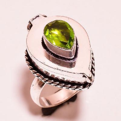 Per 585a bague chevaliere peridot t59 16gr 16x25mm achat vente bijou ethnique argent 925