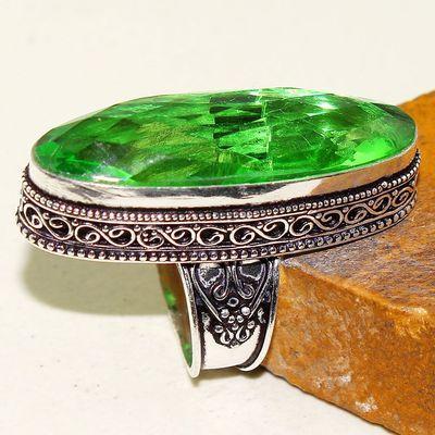 Per 606a bague chevaliere grande t58 14x42mm peridot achat vente bijou argent 925