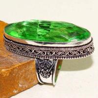 Per 606b bague chevaliere grande t58 14x42mm peridot achat vente bijou argent 925