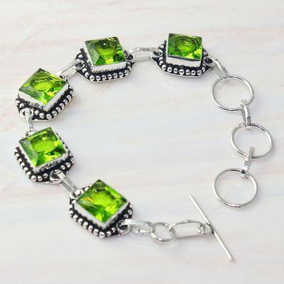 Per 607c bracelet peridot 18gr gothique achat vente bijou argent 925