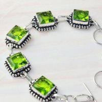 Per 607b bracelet peridot 18gr gothique achat vente bijou argent 925