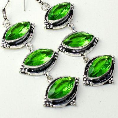 Per 623c boucles pendants oreilles peridot 10x17mm achat vente bijou argent 925