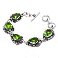 Per 644a bracelet peridot 19gr 10x15mm achat vente bijou ethnique argent 925