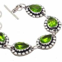 Per 649b bracelet peridot 18gr 10x15mm achat vente bijou ethnique argent 925