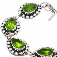 Per 649c bracelet peridot 18gr 10x15mm achat vente bijou ethnique argent 925