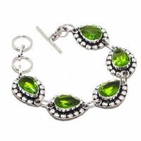 Per 649d bracelet peridot 18gr 10x15mm achat vente bijou ethnique argent 925