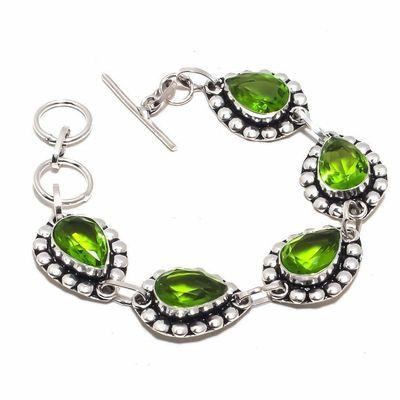 Per 649d bracelet peridot 18gr 10x15mm achat vente bijou ethnique argent 925