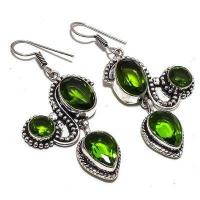 Per 651a boucles pendants oreilles peridot 10x15mm 16gr achat vente bijou argent 925