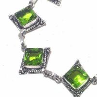 Per 690c bracelet peridot 17gr 10x10mm achat vente bijou ethnique argent 925