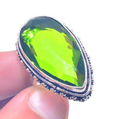 Per 693a bague chevaliere peridot t56 13gr 15x28mm achat vente bijou ethnique argent 925