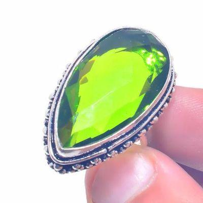 Per 693a bague chevaliere peridot t56 13gr 15x28mm achat vente bijou ethnique argent 925