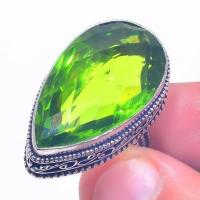 Per 695b bague chevaliere peridot t57 14gr 16x28mm achat vente bijou ethnique argent 925