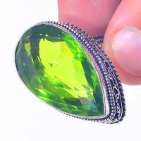 Per 695c bague chevaliere peridot t57 14gr 16x28mm achat vente bijou ethnique argent 925