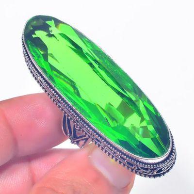 Per 700a bague chevaliere peridot t57 25gr 18x55mm achat vente bijou ethnique argent 925