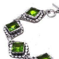 Per 703c bracelet peridot 19gr 12x12mm achat vente bijou ethnique argent 925