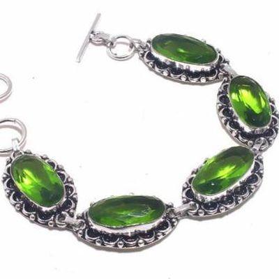 Per 704c bracelet peridot 21gr 10x20mm achat vente bijou ethnique argent 925