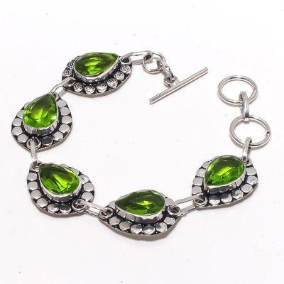 Per 706c bracelet peridot 19gr 10x15mm achat vente bijou ethnique argent 925