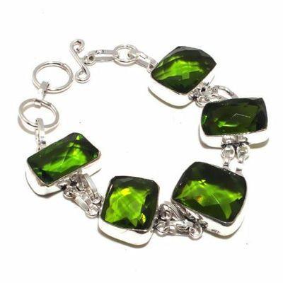 Per 711b bracelet peridot 32gr 20x15mm achat vente bijou ethnique argent 925