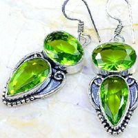 Per 732b boucles pendants oreilles peridot 15gr achat vente bijou argent 926