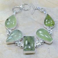 Prn 025a bracelet prehnite achat vente bijou argent 925