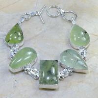 Prn 025c bracelet prehnite achat vente bijou argent 925