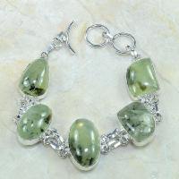 Prn 028c bracelet prehnite achat vente bijou argent 925