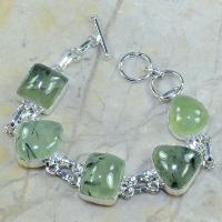 Prn 029a bracelet prehnite achat vente bijou argent 925