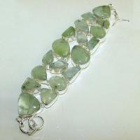 Prn 032a collier parure sautoir prehnite achat vente bijou argent 925