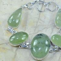 Prn 034b bracelet prehnite achat vente bijou argent 925