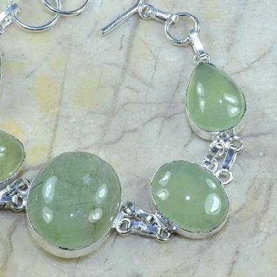 Prn 039b bracelet prehnite achat vente bijou argent 925