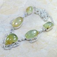 Prn 041d collier parure sautoir prehnite achat vente bijou argent 925