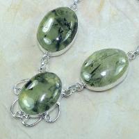 Prn 045c collier parure sautoir prehnite achat vente bijou argent 925