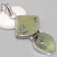 Prn 061a pendentif prehnite pendant achat vente bijou argent 925 